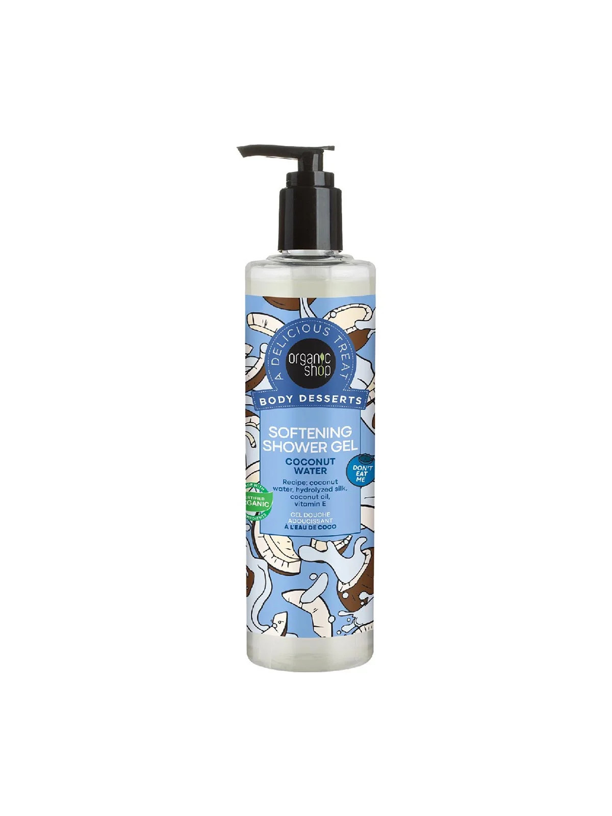 Organic Shop Body Desserts Coconut Water Gel de Bain 280ml
