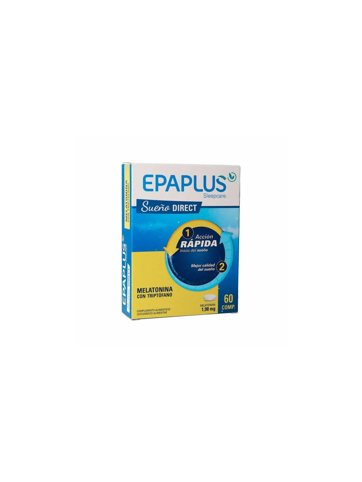 Epaplus Sleepcare Mélatonine Direct 60 Capsules