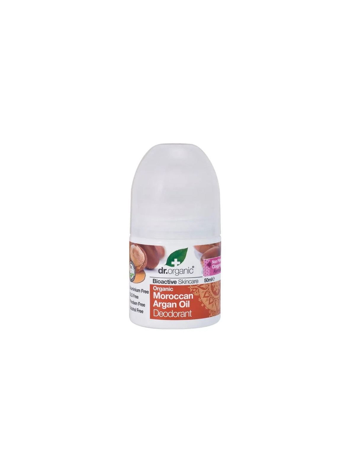 Dr Organic Moroccan Argan Oil Déodorant Roll On 50ml
