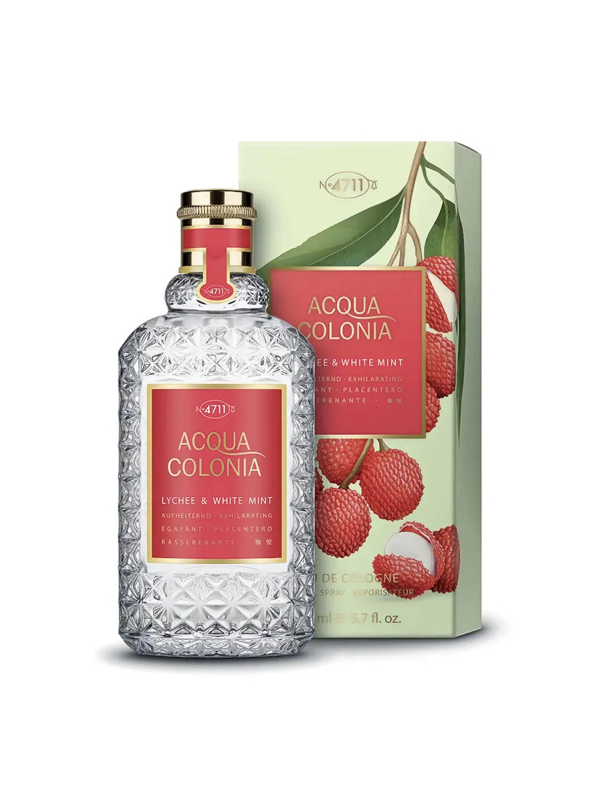 4711 Lychee et Menthe Blanche Eau de Cologne 100ml Spray