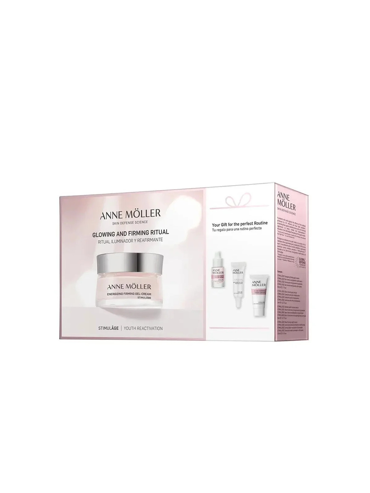 Anne Möller Stimulâge Ritual Illuminateur et Raffermissant Gel Crème Coffret 4 Pièces