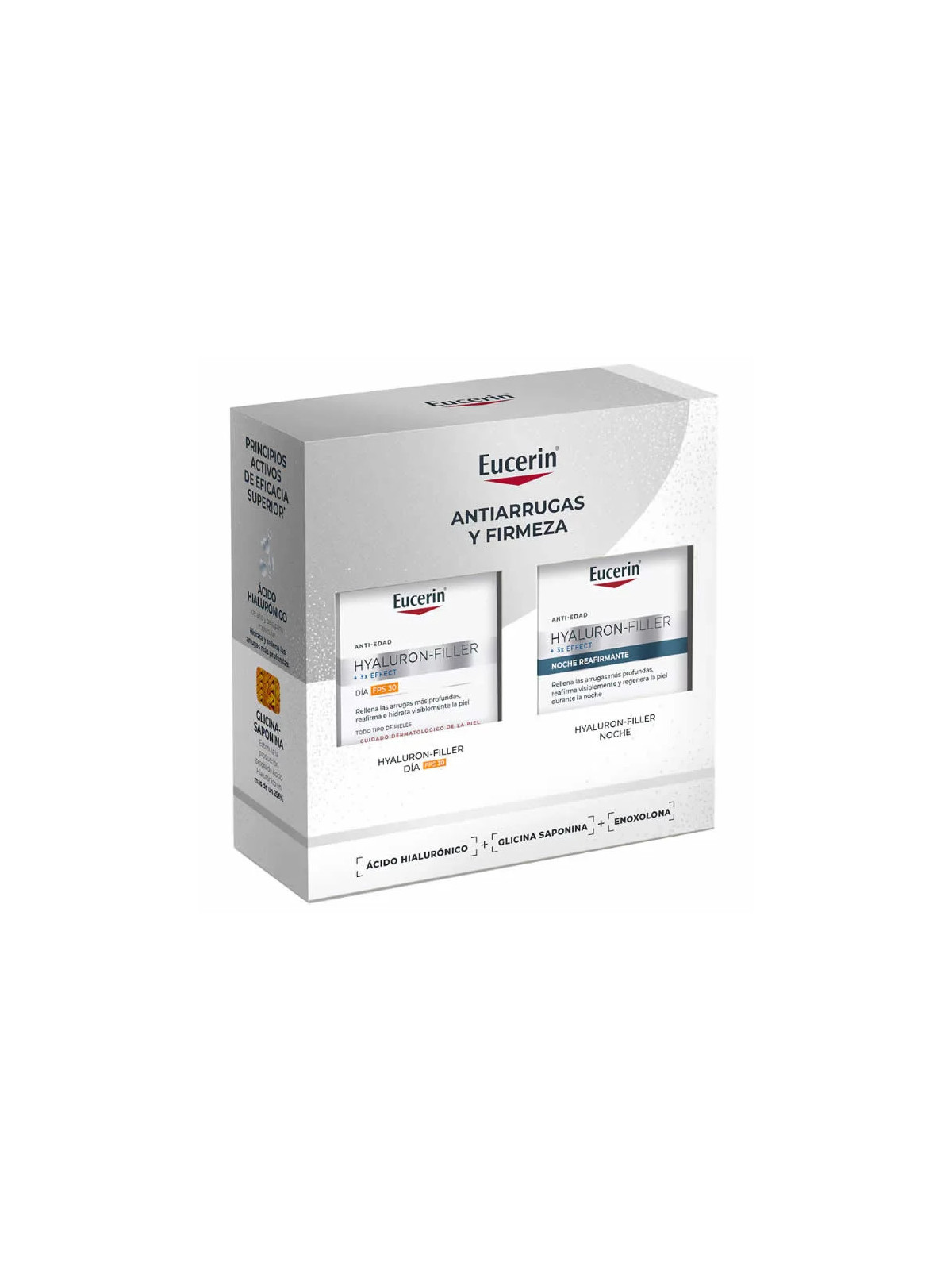 Eucerin Hyaluron-Filler x3 Effect Crème de Jour SPF30 50ml Coffret 2 Produits