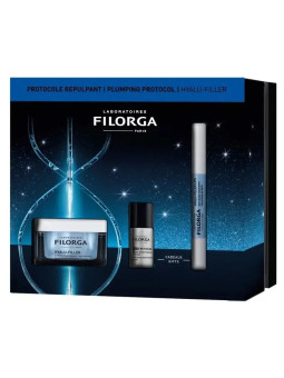 Filorga Hyalu-Filler Crème Hydratante Repulpante 50ml Coffret 3 Produits