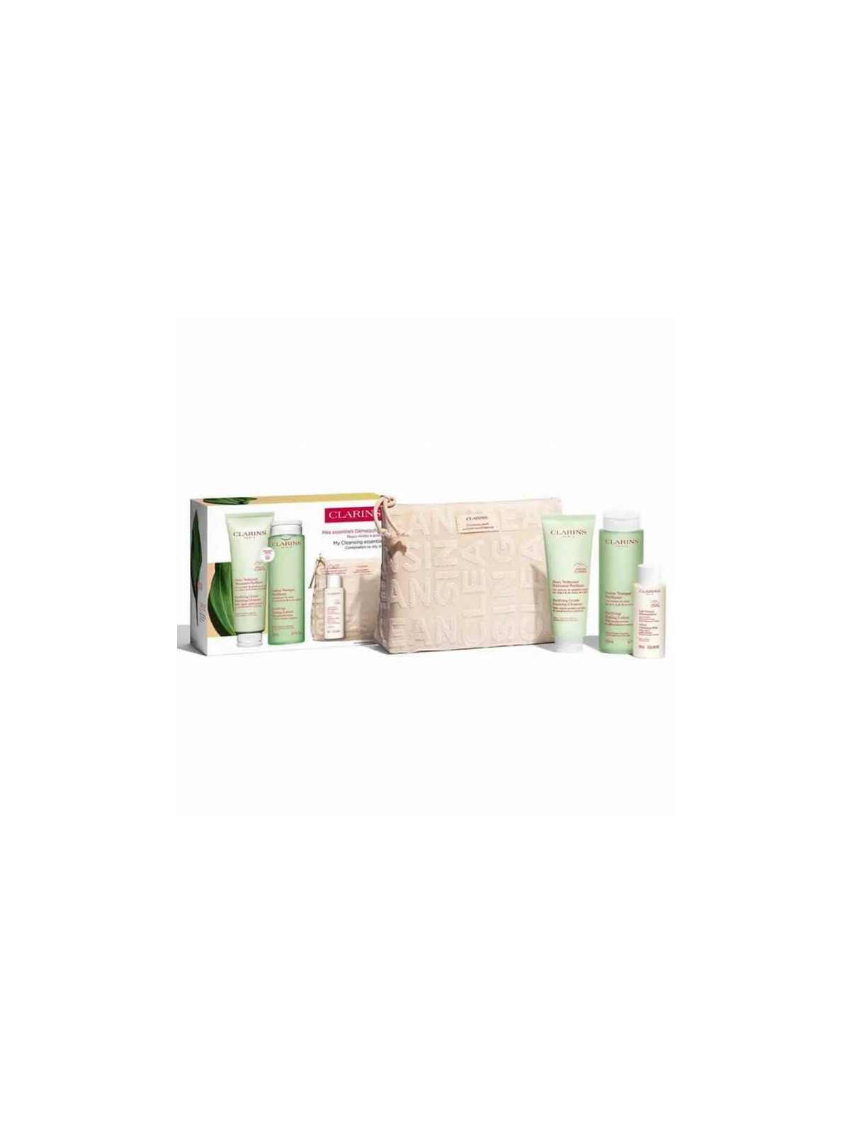 Clarins Doux Nettoyant Moussant Purifiant 125ml Coffret 3 Produits