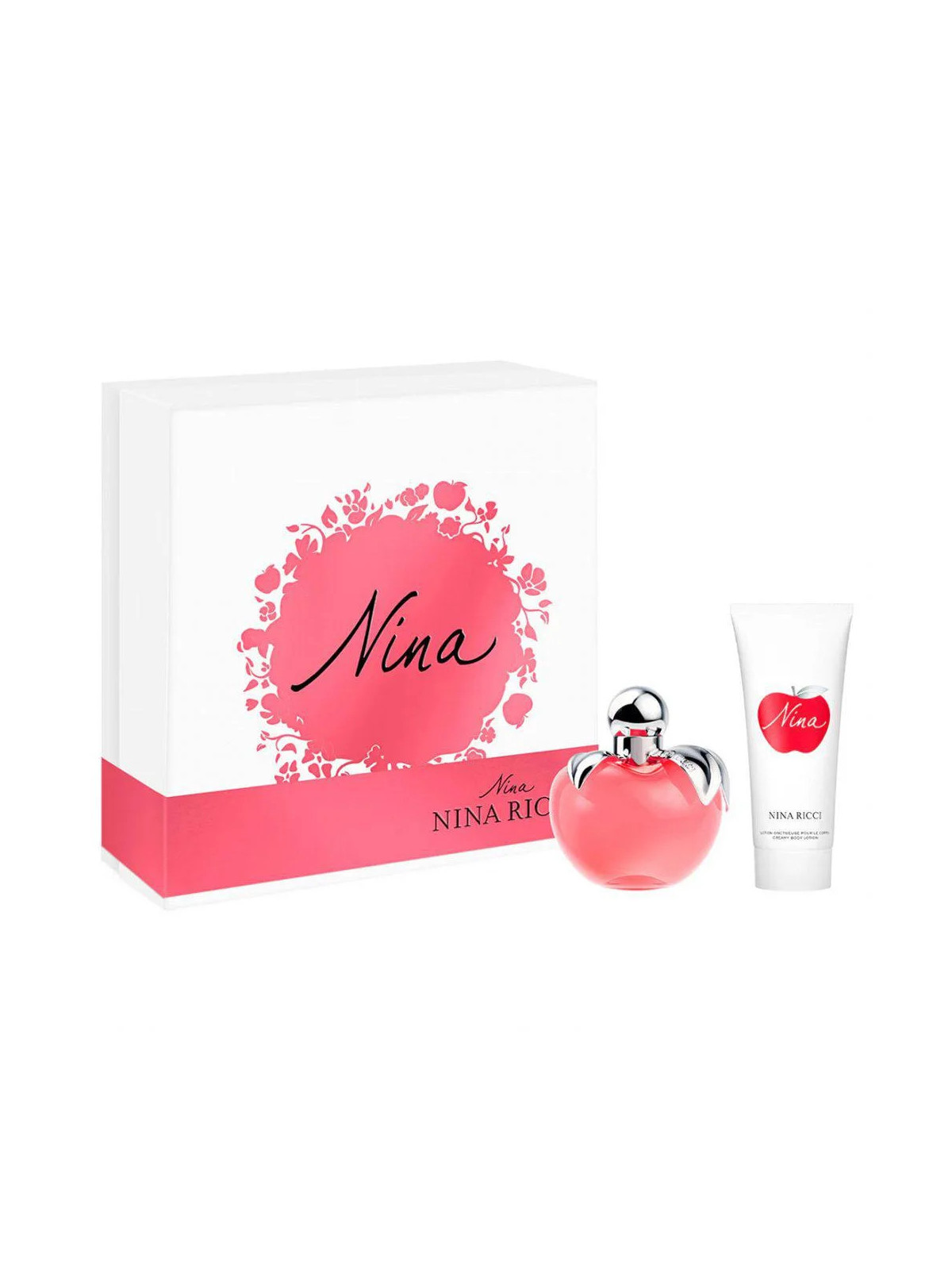 Nina Ricci Nina Eau De Toilette Rechargeable 80ml + Lait Corporel Crémeux 75ml