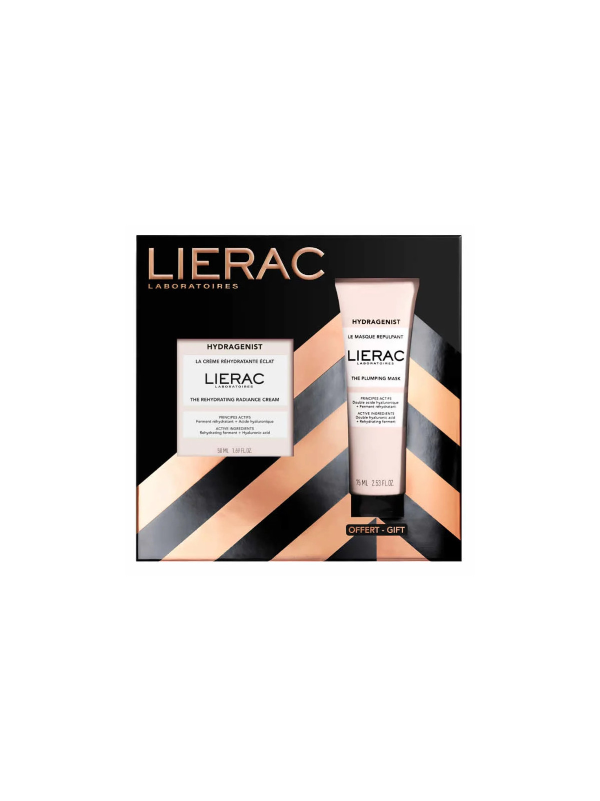 Lierac The Rehydrating Radiance Cream Crème Réhydratante Éclat 50ml Coffret 2 Produits