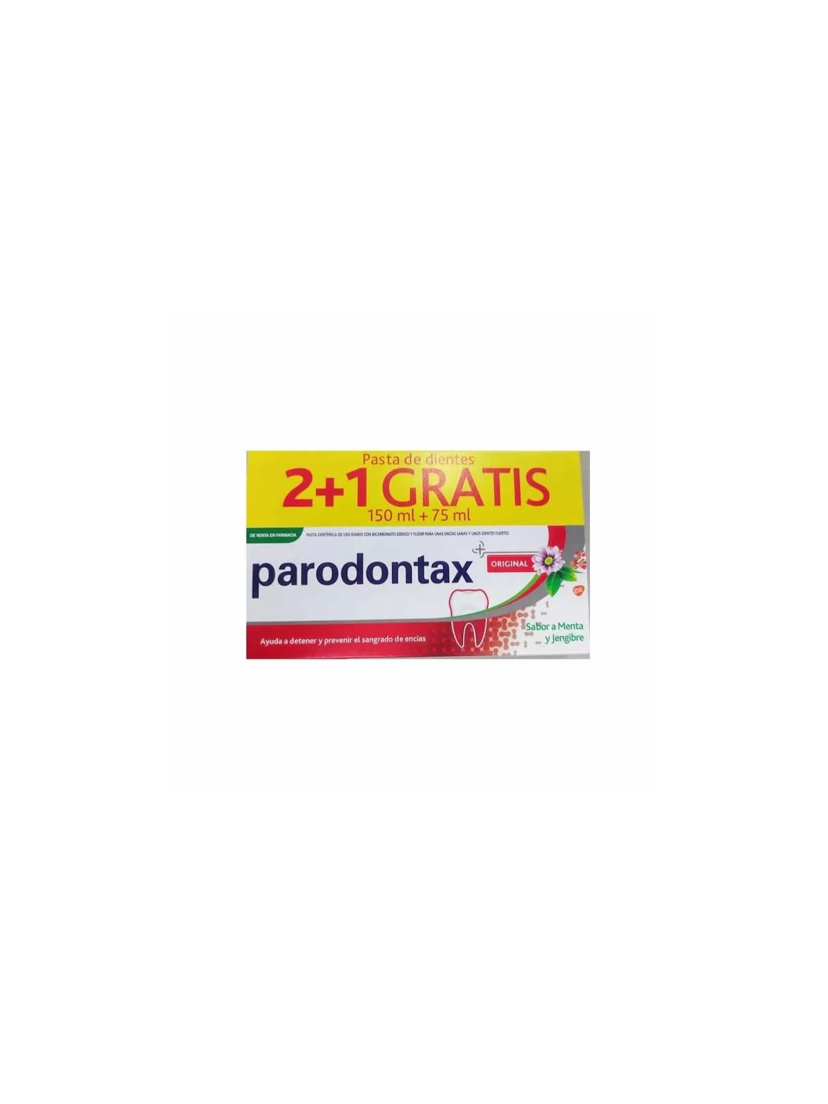 Parodontax Original Herbal Fresh Dentifrice 3x75ml
