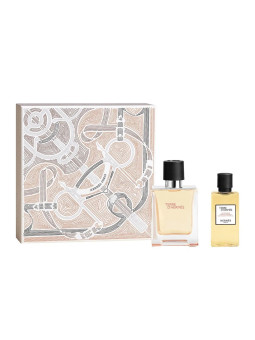 Hermès Terre d'Hermès Eau de Toilette Pour Homme 50ml Spray + Gel de Bain 40ml