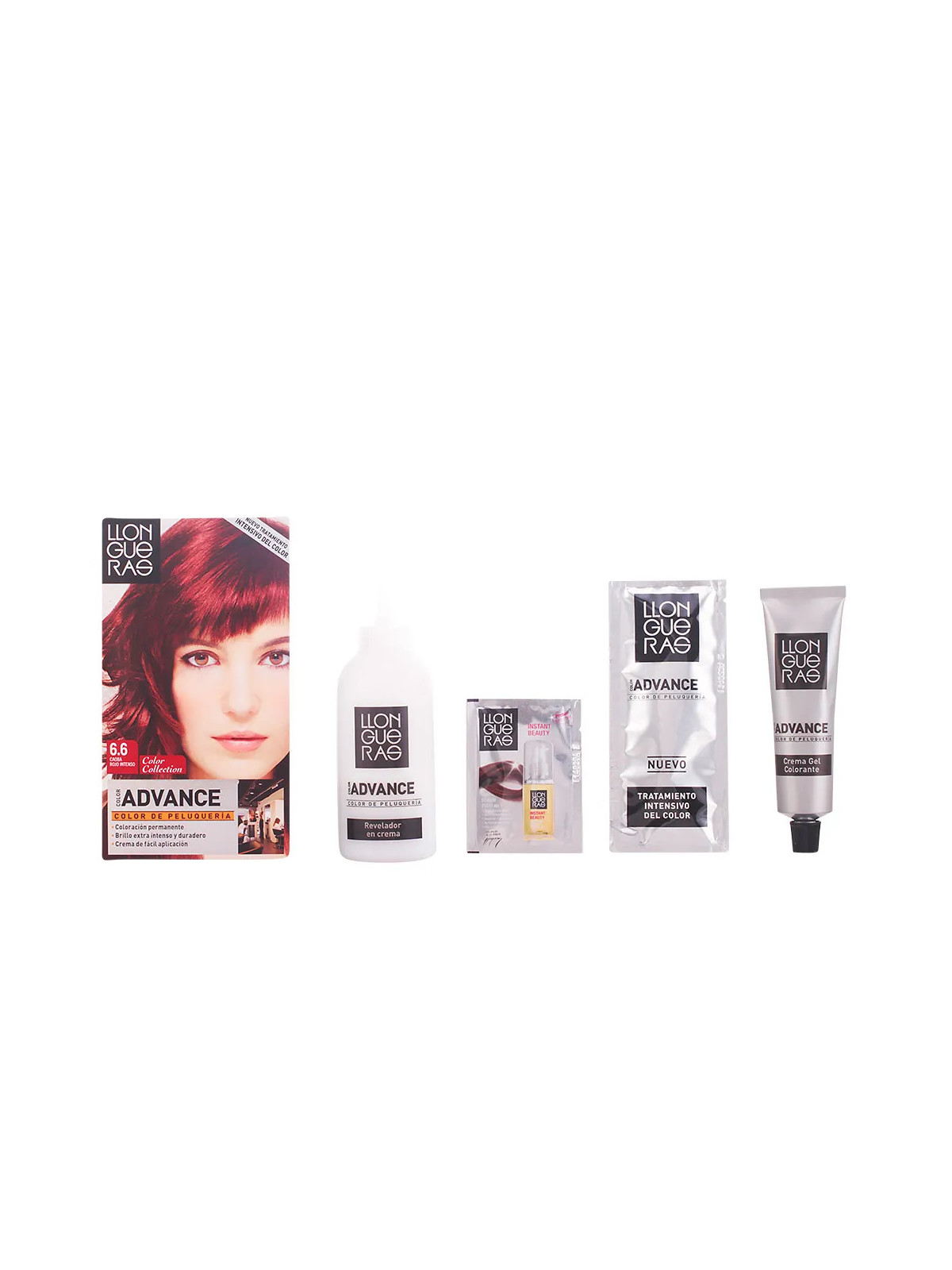 Llongueras Color Advance Coloration Cheveux 6,6 Rouge Foncé Intense