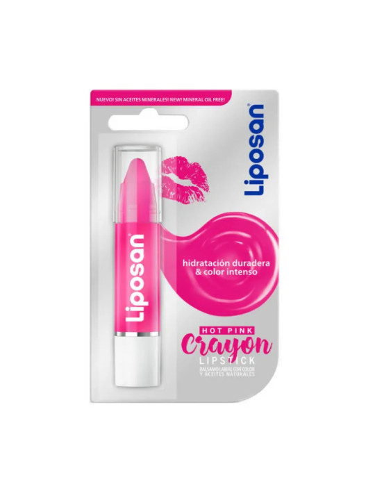 Liposan Crayon Baume à Lèvres Coloré Hot Pink