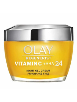 Olay Regenerist Vitamin C + AHA 24 Crème Gel de Nuit 50ml