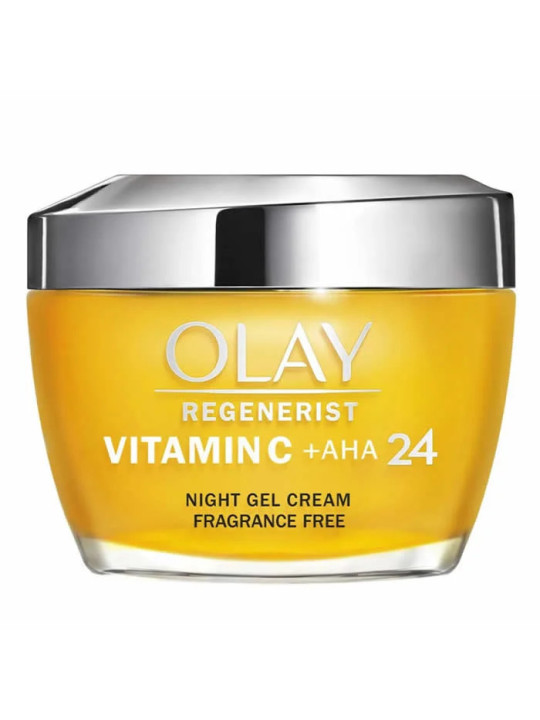 Olay Regenerist Vitamin C + AHA 24 Crème Gel de Nuit 50ml