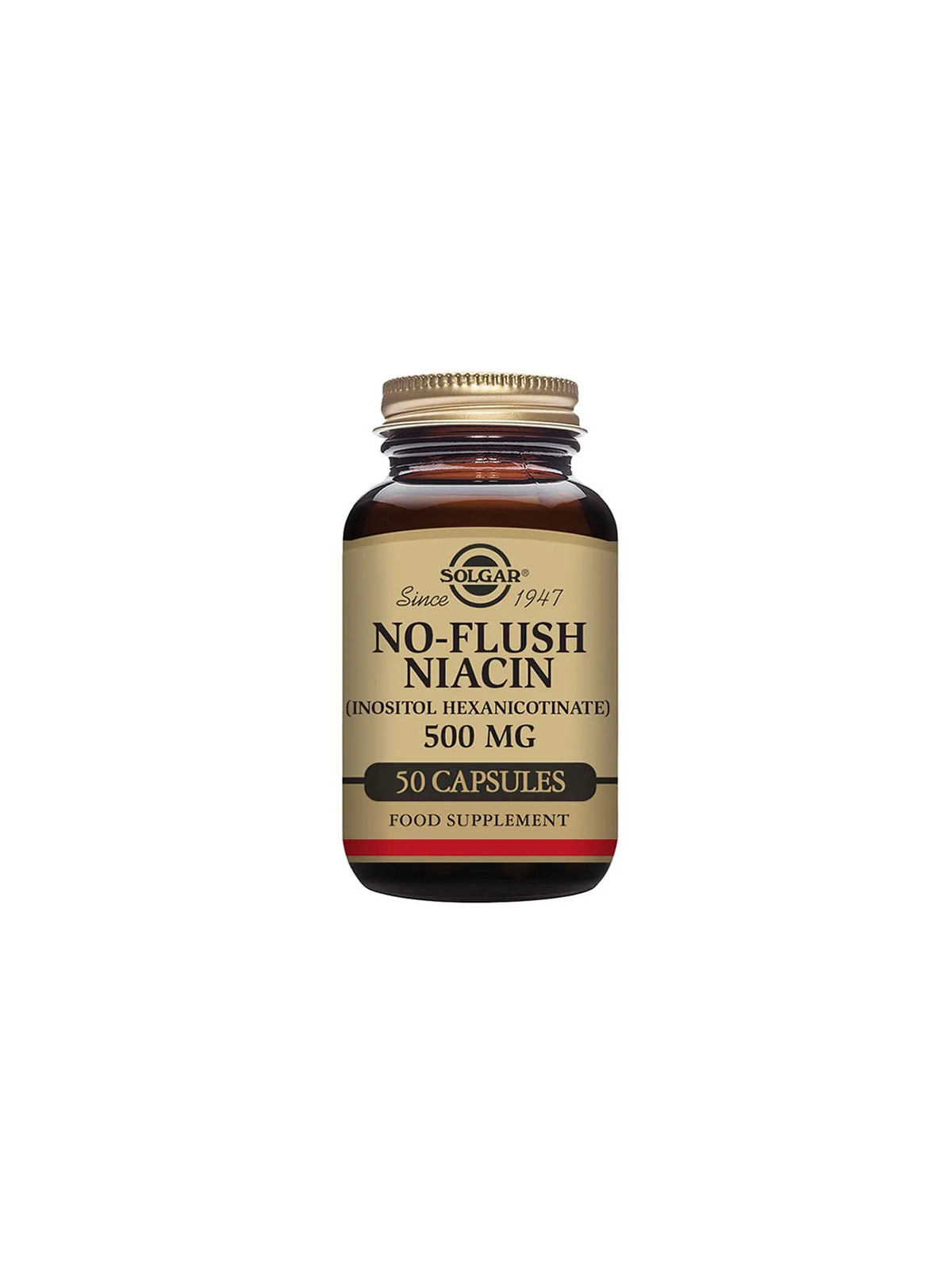 Solgar Niacine Sans Rougeurs (Vitamine B3) 50 Gélules