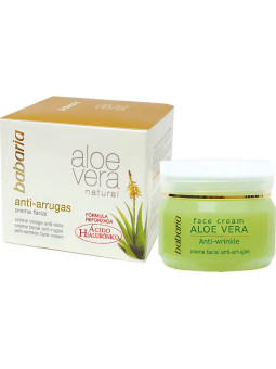 Babaria Natural Crème Faciale Anti-Rides Aloe Vera 50ml