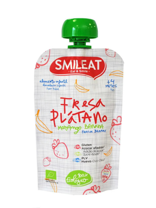 Smileat Gourde Fruits Variés Bio 100g