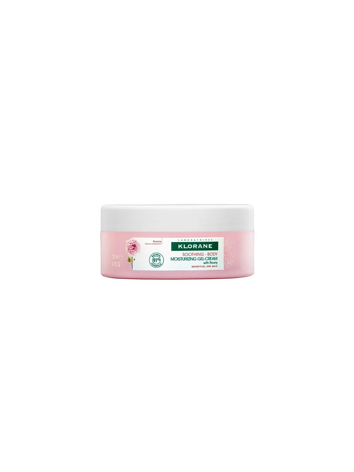 Klorane Gel-Crème Hydratant à la Pivoine 200ml