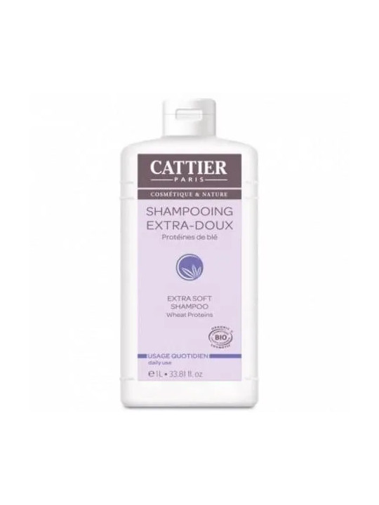 Cattier Paris Shampooing Extra Doux 1L