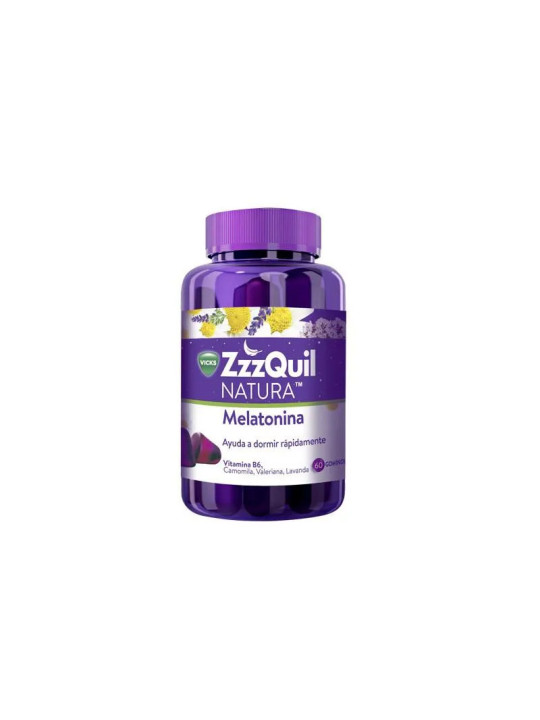 Vicks ZzzQuil Natura Mélatonine 60 Gommes