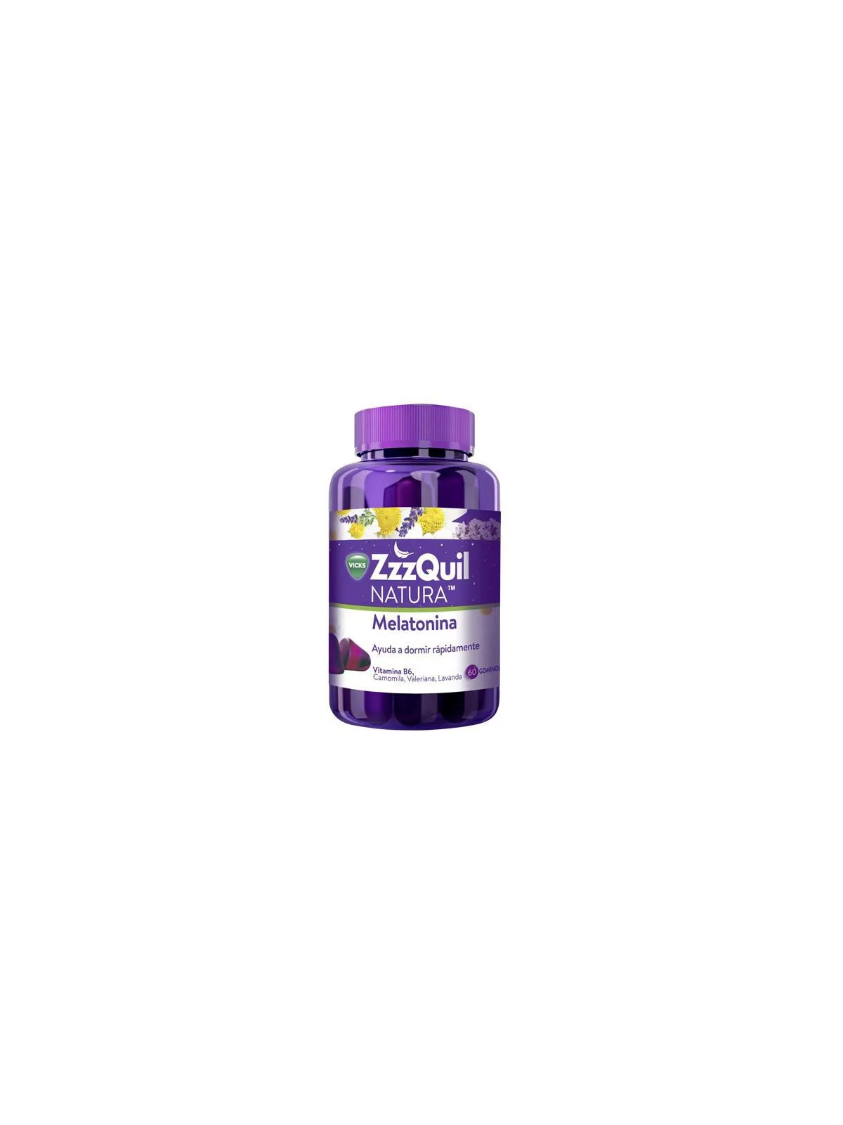 Vicks ZzzQuil Natura Mélatonine 60 Gommes