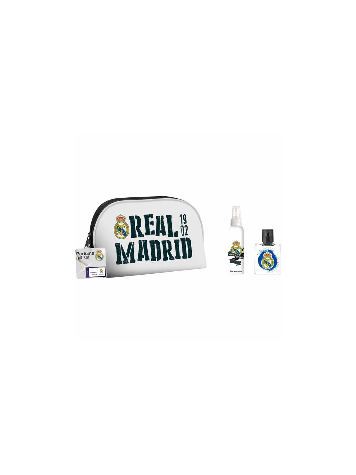 Real Madrid Eau de Toilette Vaporisateur 50ml Coffret 3 Produits