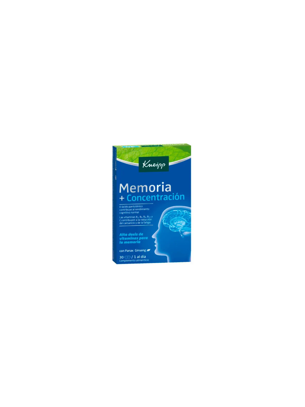 Kneipp Mémoire Concentration 30 Capsules