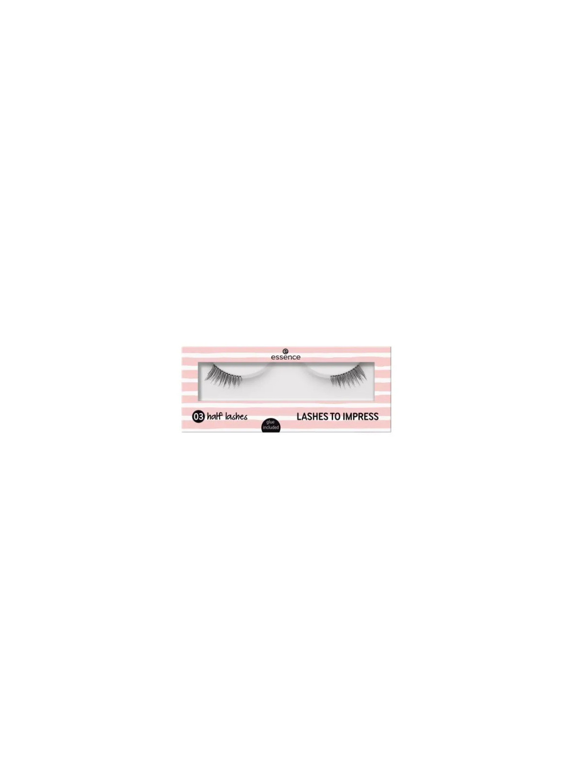 Essence Cosmetics Lashes to Impress Faux Cils 03-Half Lashes 1 unité