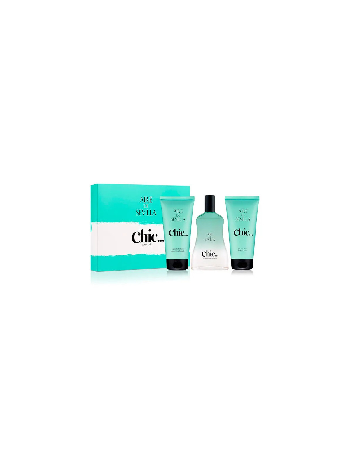 Aire De Sevilla Chic Eau De Toilette 150ml + Gel 100ml + Crème 100ml Coffret