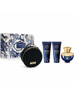 Versace Dylan Blue Pour Femme Eau De Parfum Vaporisateur 100ml Coffret 3 Produits