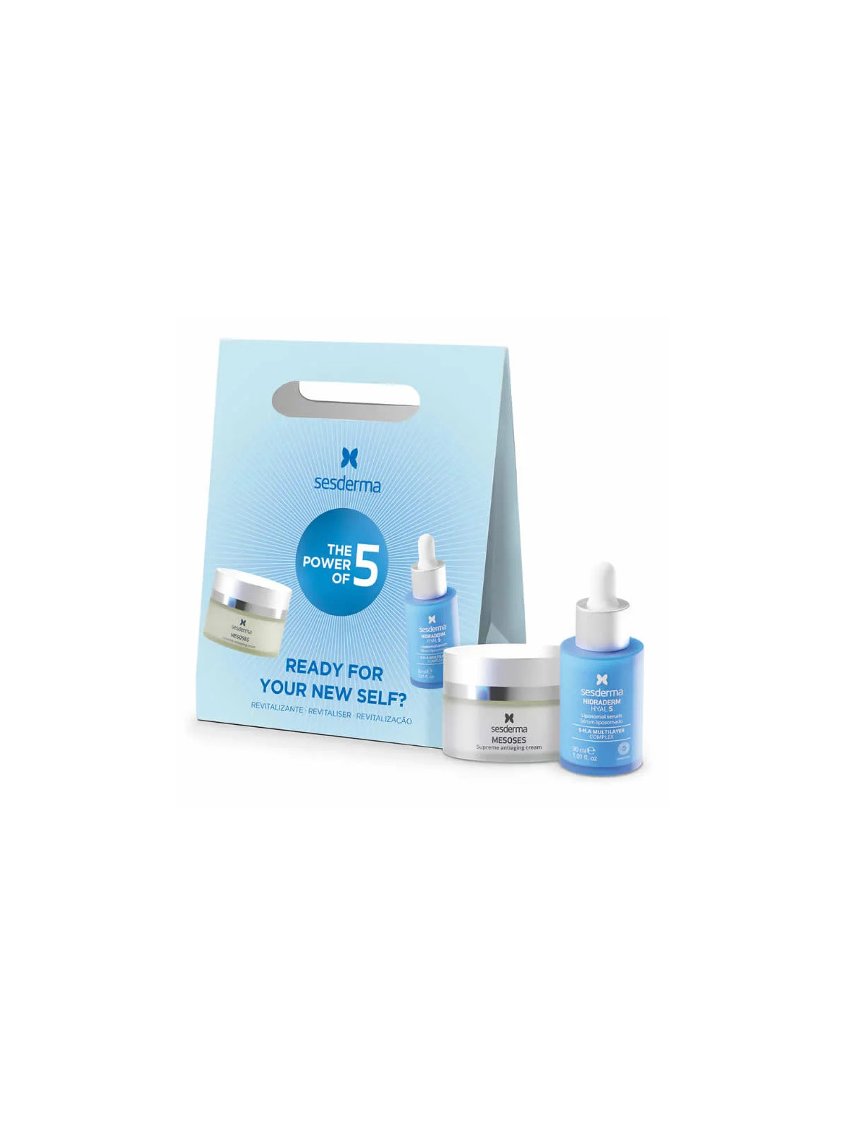 Sesderma Mesoses Supreme Crème Anti-Âge 50ml + Hidraderm Hyal 5 Sérum Liposomal 30ml Coffret 2 Produits