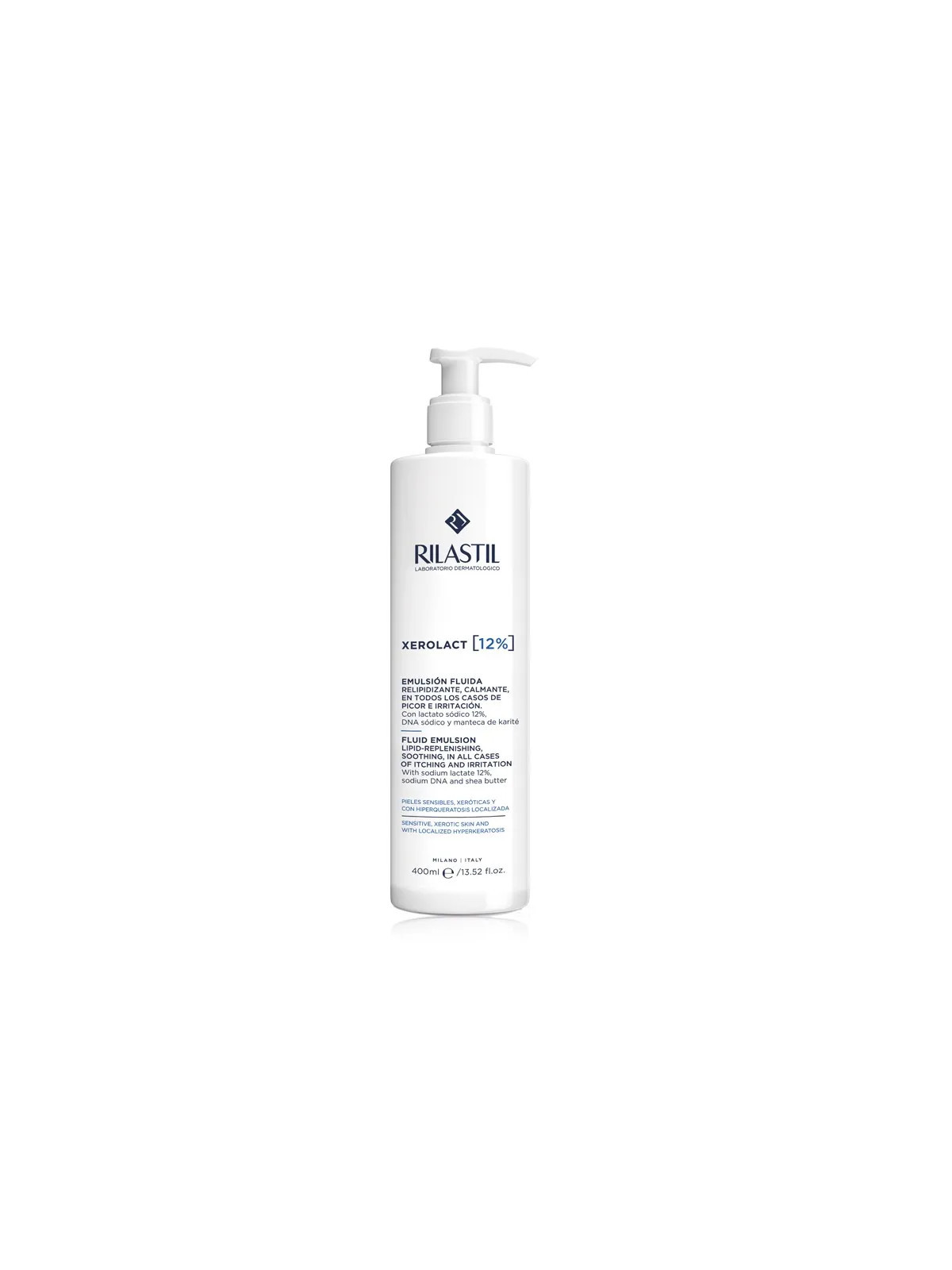Rilastil Xerolact 12% Lait Hydratant Kératorégulateur 400ml