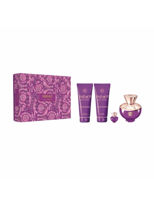 Versace Dylan Purple Eau de Parfum Vaporisateur 100ml Coffret 4 Produits