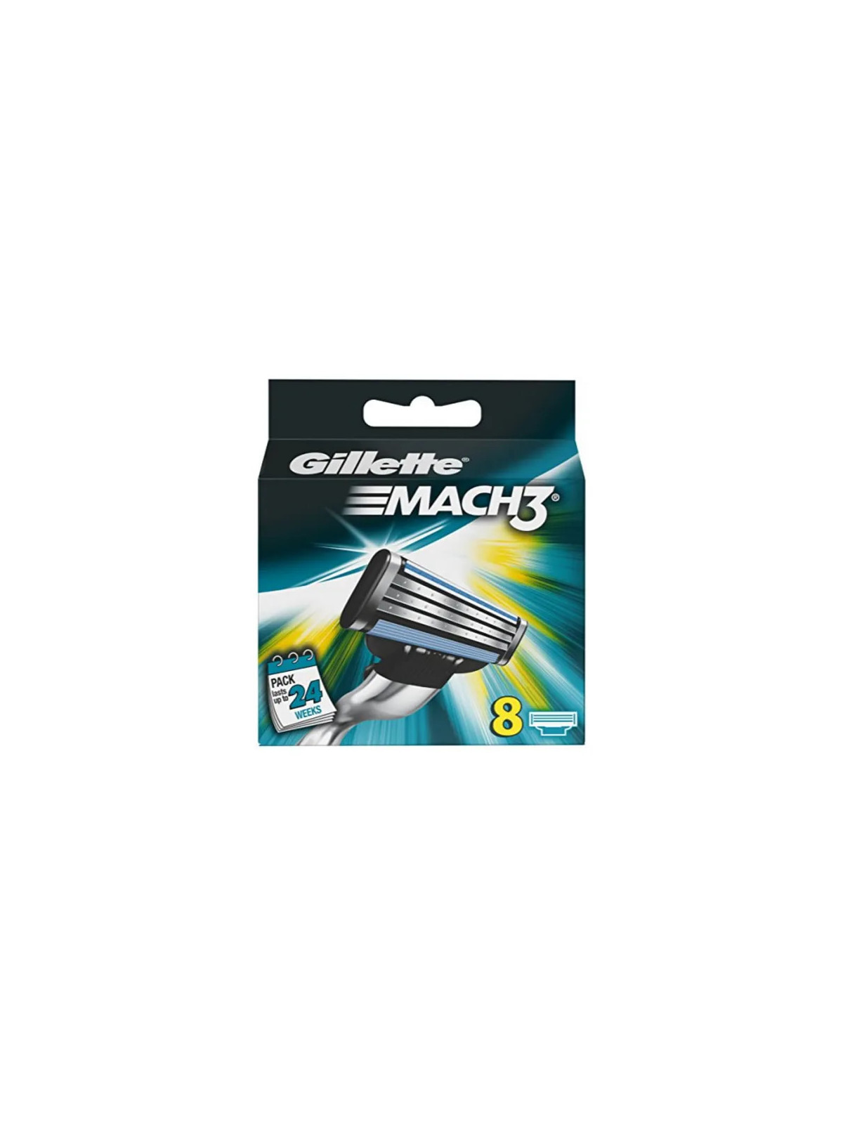Gillette Mach3 Recharges 8 Unités