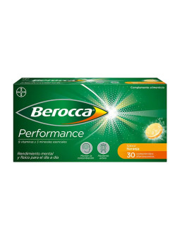 Berocca Performance 30 Comprimés Effervescents Orange