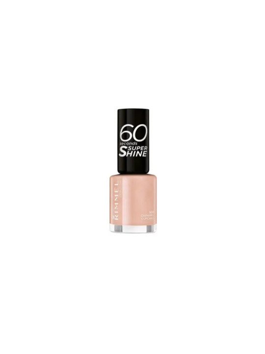 Rimmel London 60 Seconds Super Shine Vernis 500 Caramel Cupcake