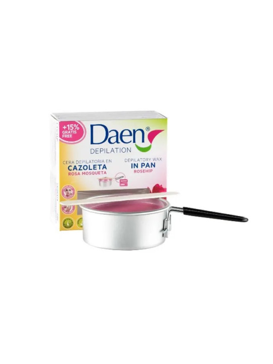 DAEN Depilation Cire Dépilatoire En Cassolette Rose Musquée 90g