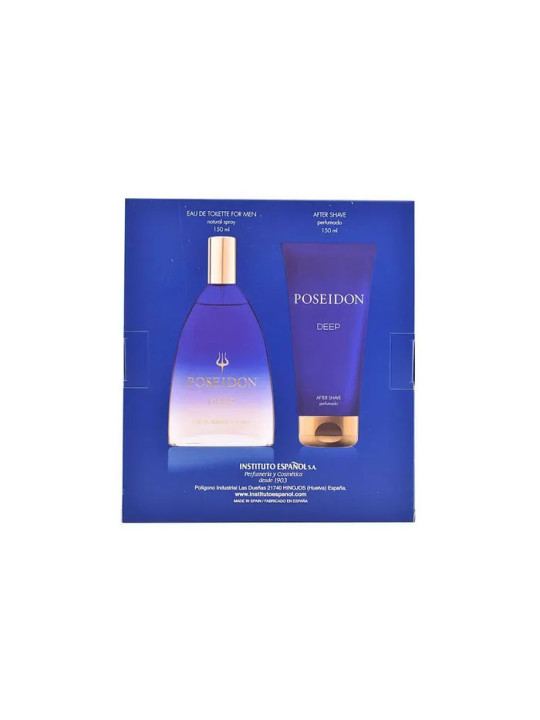 Instituto Español Poseidon Deep Eau De Toilette Vaporisateur 150ml Coffret 2 Produits