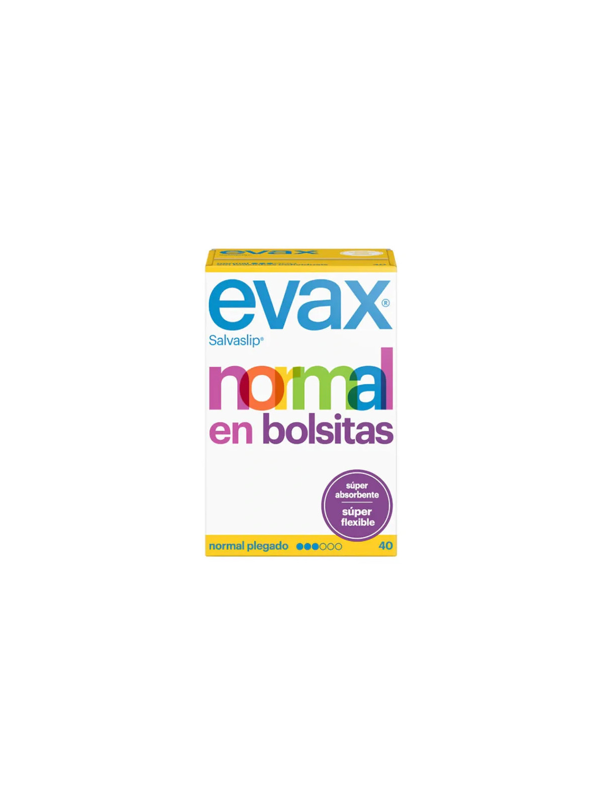 Evax Normal Fresh Protège-Slips Petits Sachets 40 Unités