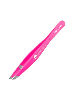 Beter Tweezers Magnetic Slanted Tip Pink