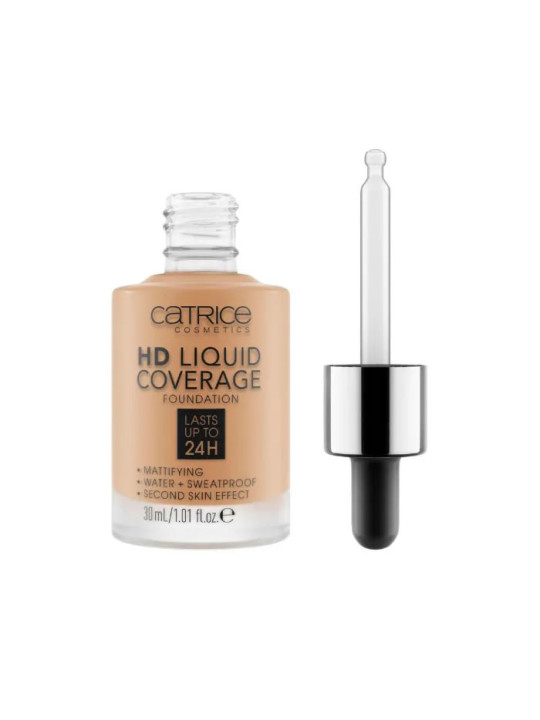 Catrice HD Liquid Coverage Foundation Lasts Up To 24h 046 Camel Beige 30ml