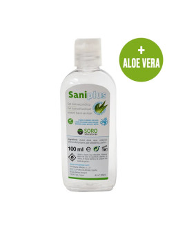 Saniplus Gel Hydroalcoolique Hygiénisant Pour Les Mains à l'Aloe Vera 100ml