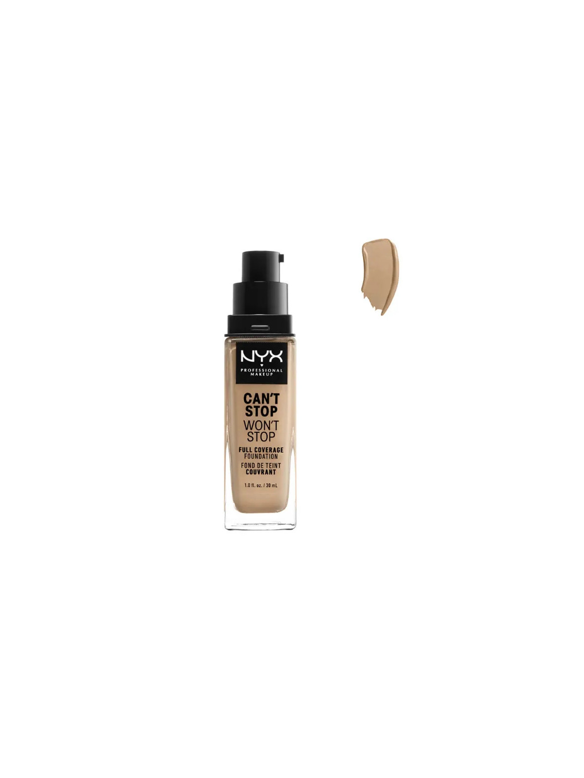 NYX Can't Stop Won't Stop Full Coverage Foundation Soft Beige 30ml