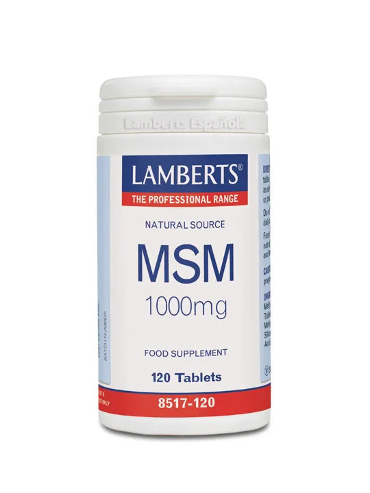Lamberts MSM 1000 mg 120 comprimés