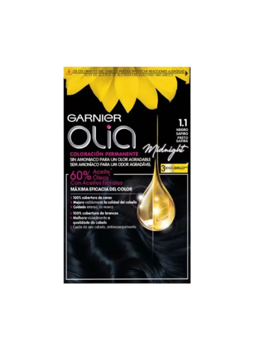 Garnier Olia Coloration Permanente 1.10 Noir Saphir