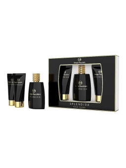 Sergio Tacchini Splendida Pour Femme Coffret Eau de Parfum 100ml + Lotion Corporelle 100ml + Gel Douche 100ml