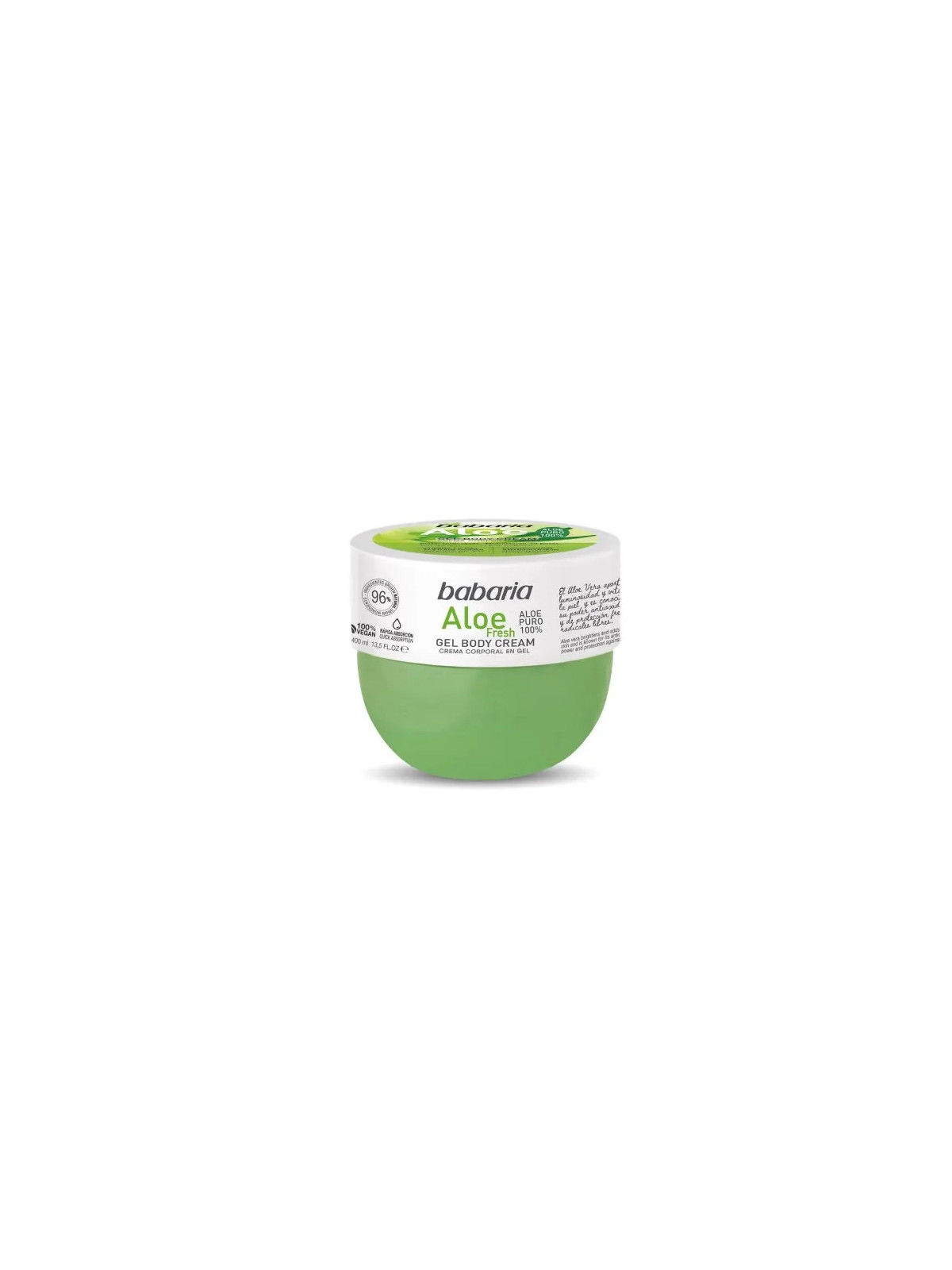Babaria Aloe Fresh Crème pour Le Corps 400ml