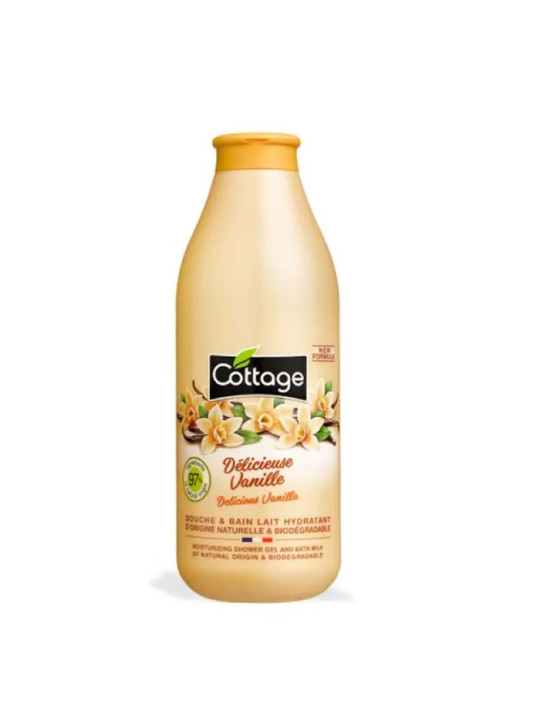 Cottage Delicious Vanilla Douche & Bain Lait Hydratant 750ml