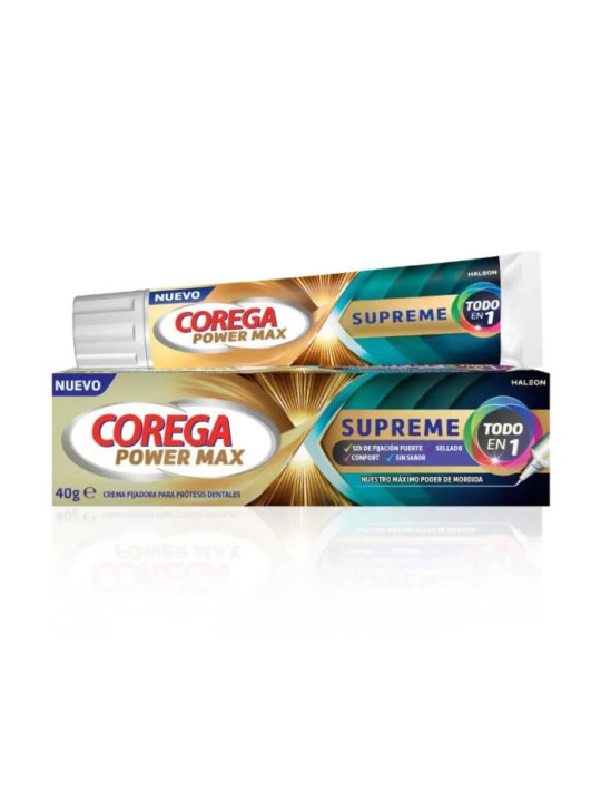 Corega Crème Fixatrice Suprême pour Prothèses Dentaires 40g