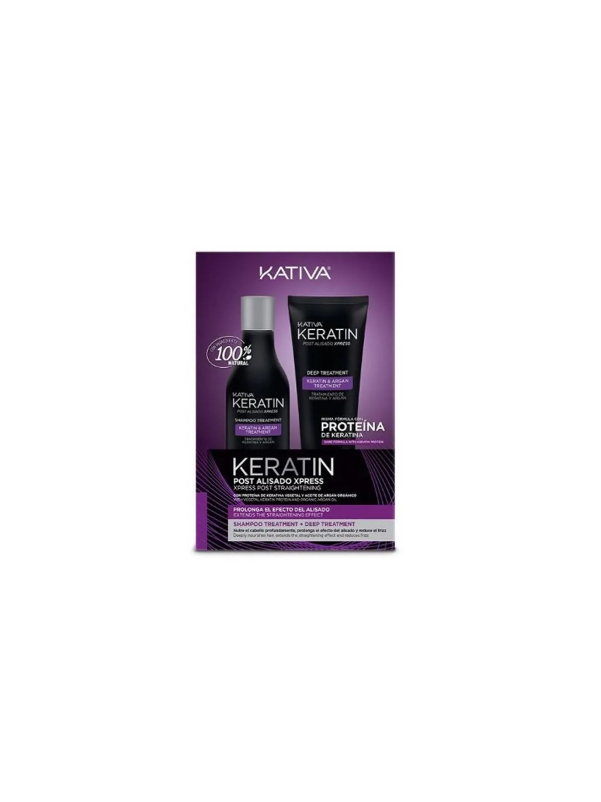 Kativa Keratin Post-Lissage Xpress Coffret 2 Produits