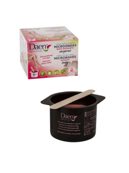 Daen Depilation Cire Dépilatoire Micro-ondes Rose Musquée 300g