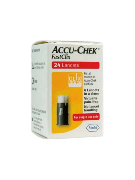 Accu-Chek Fastclix Lancettes 24 Unités